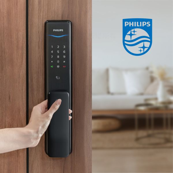 【PHILIPS】荷蘭-EASYKEY飛利浦智能門鎖ALPHA-VP-黑色