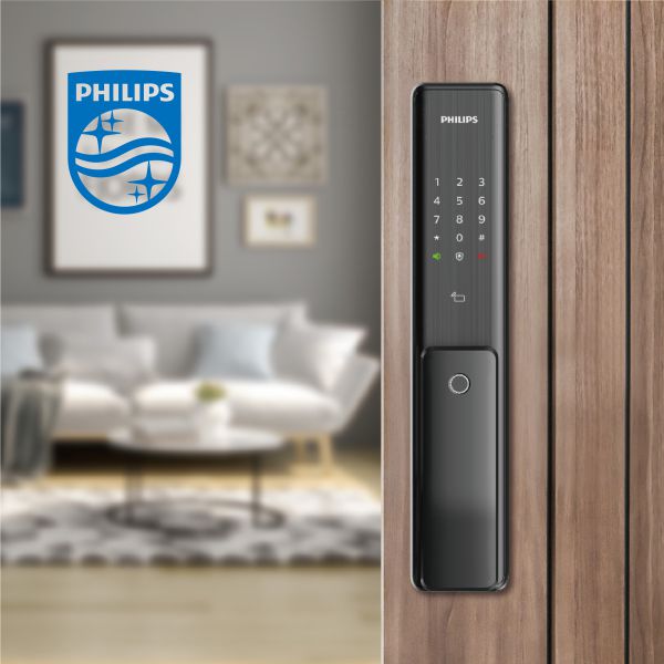 【PHILIPS】荷蘭-EASYKEY飛利浦智能門鎖ALPHA-VP-黑色
